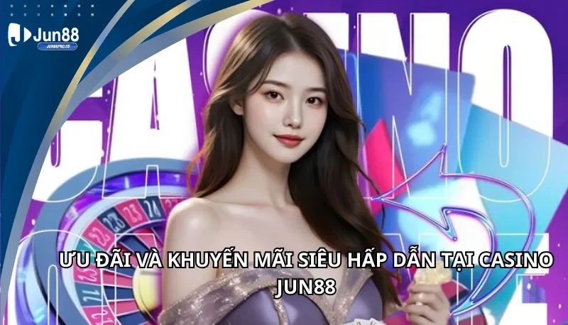 Ưu đãi và khuyến mãi hấp dẫn tại Casino Jun88
